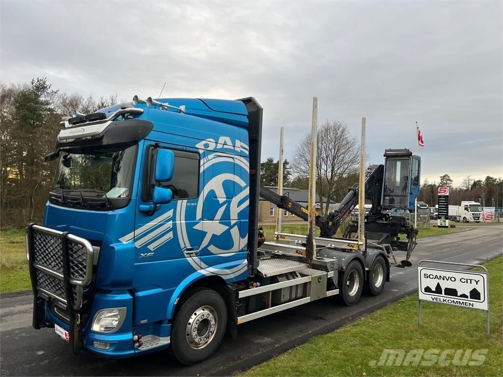 DAF XF530 FAT 6x4 Transporte de madera