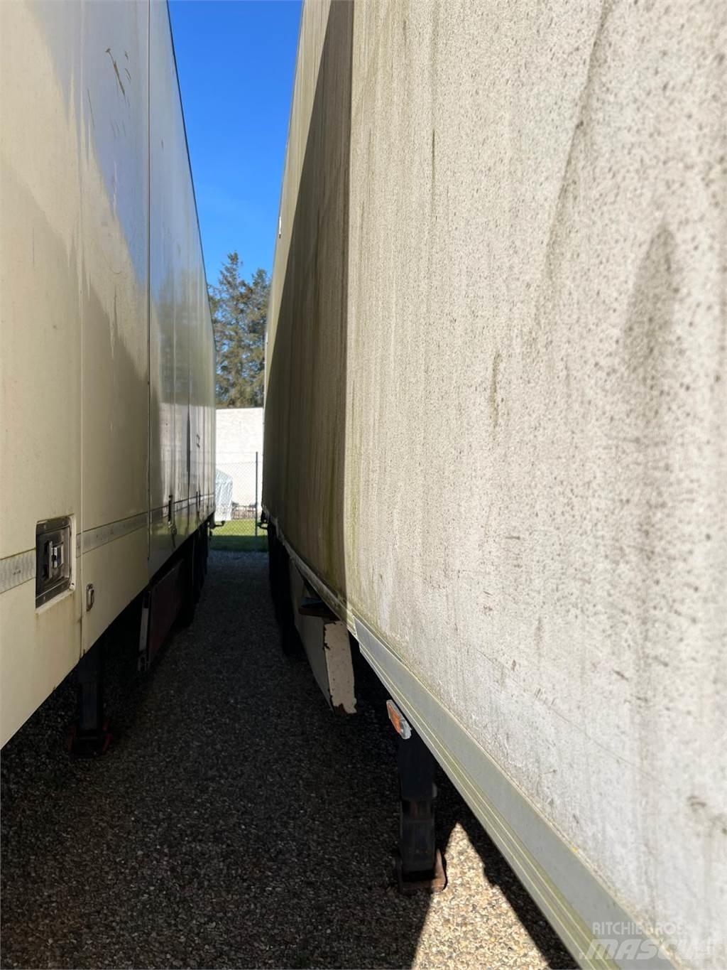 Krone 13,6 mtr boks Semirremolques con carrocería de caja