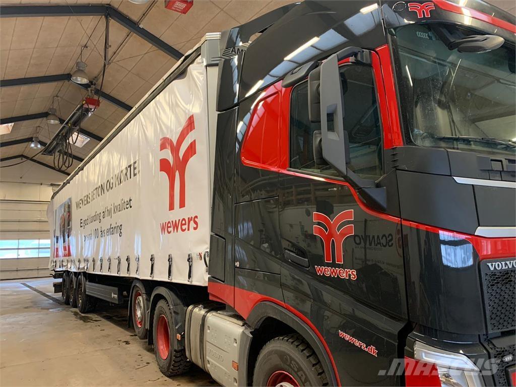  MTDK 13,6 mtr Semirremolques con caja de lona