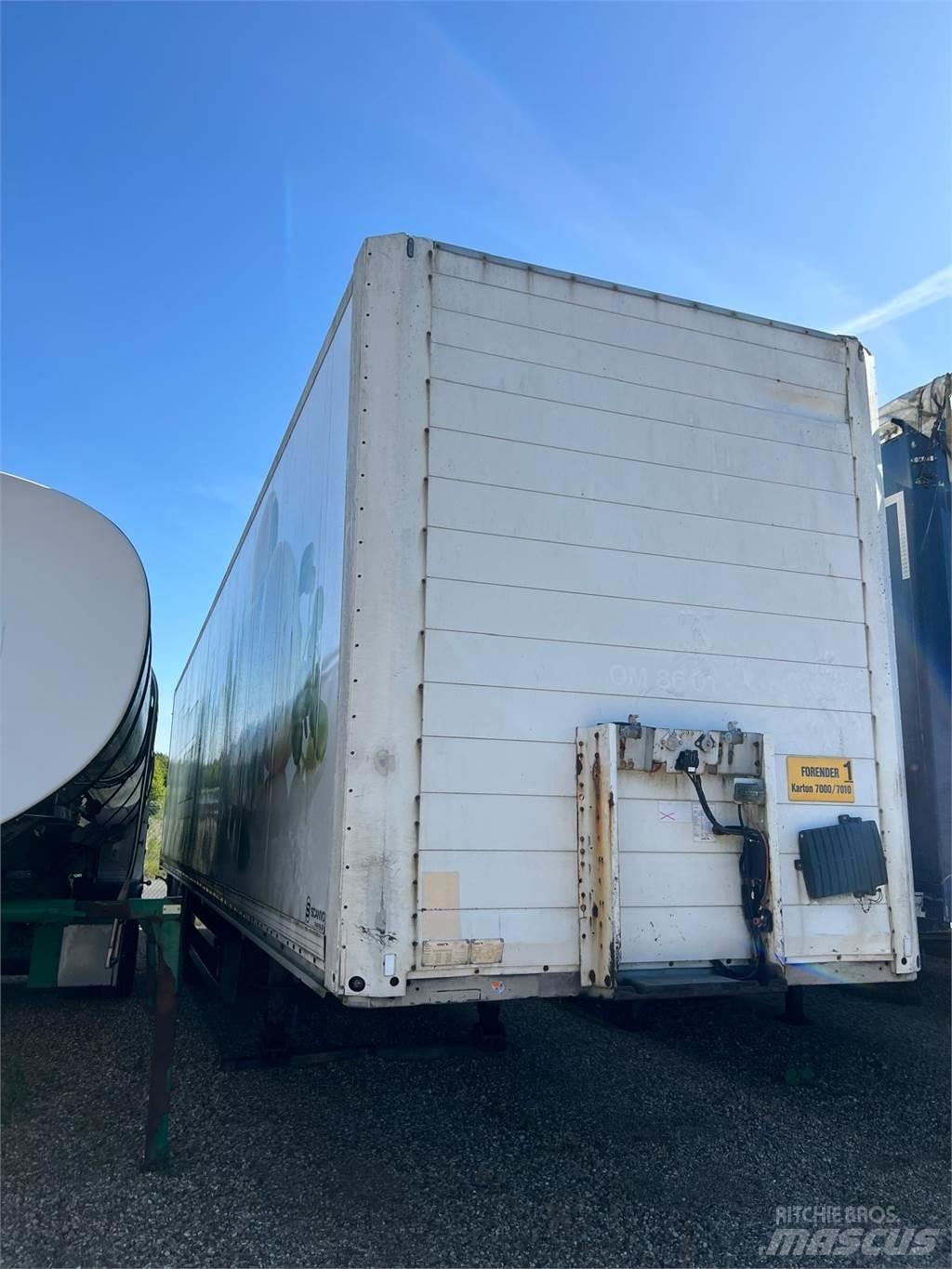 Schmitz 13,6 mtr boks Semirremolques con carrocería de caja