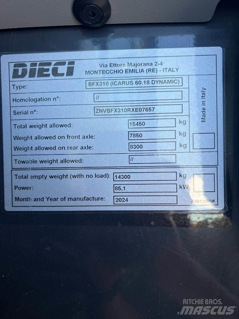 Dieci 60.18 Grúas articuladas y otra maquinaria de elevación