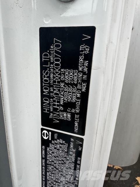 Hino 155 Camiones caja cerrada
