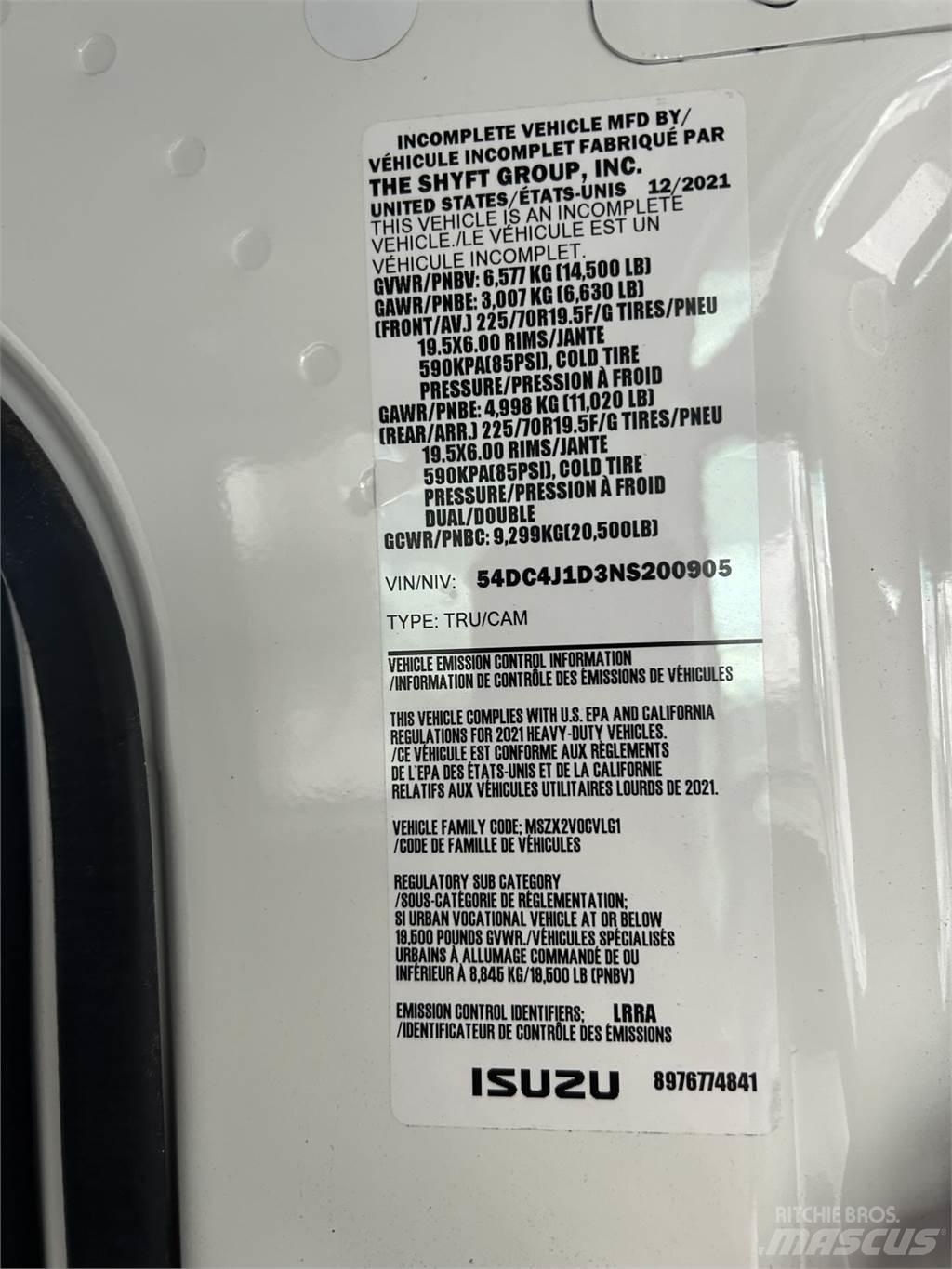 Isuzu NPR HD DC Otros camiones
