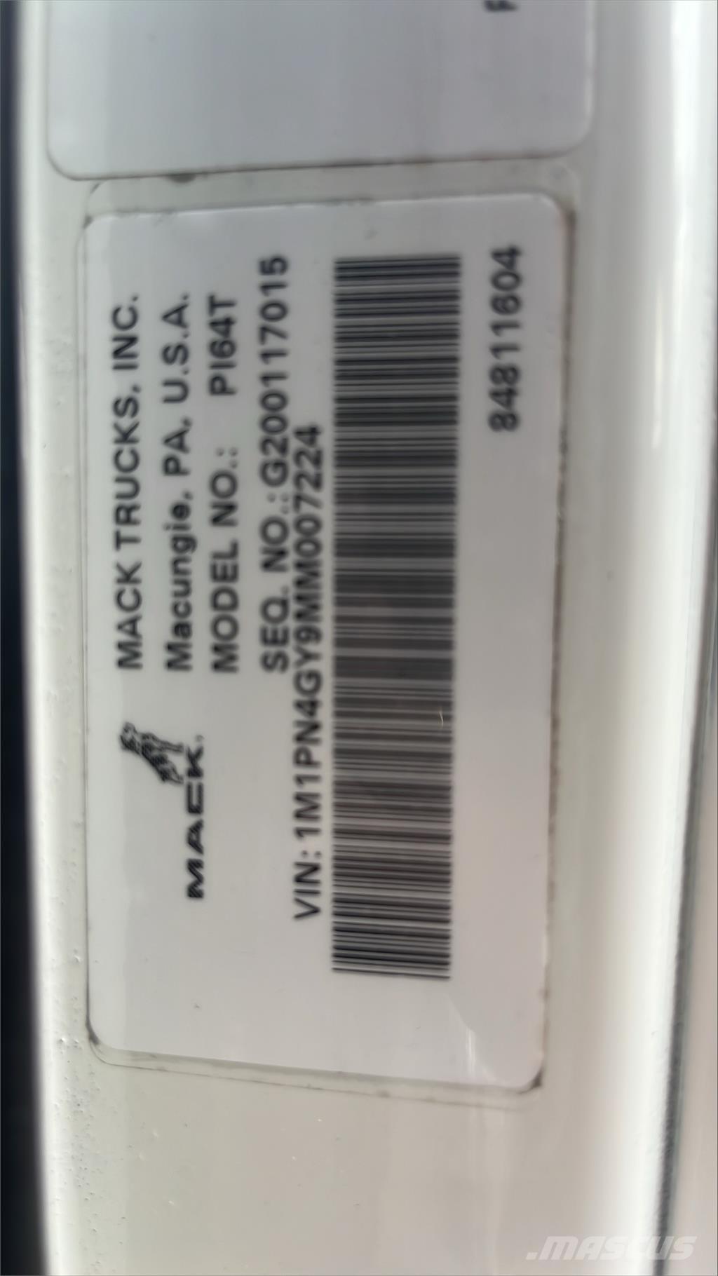 Mack PI64T Cabezas tractoras