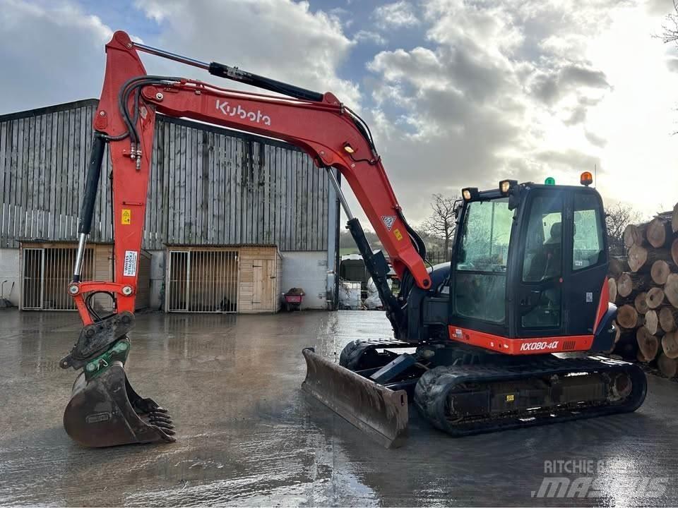 Kubota KX080-4 Excavadoras de cadenas