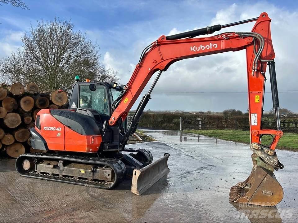 Kubota KX080-4 Excavadoras de cadenas