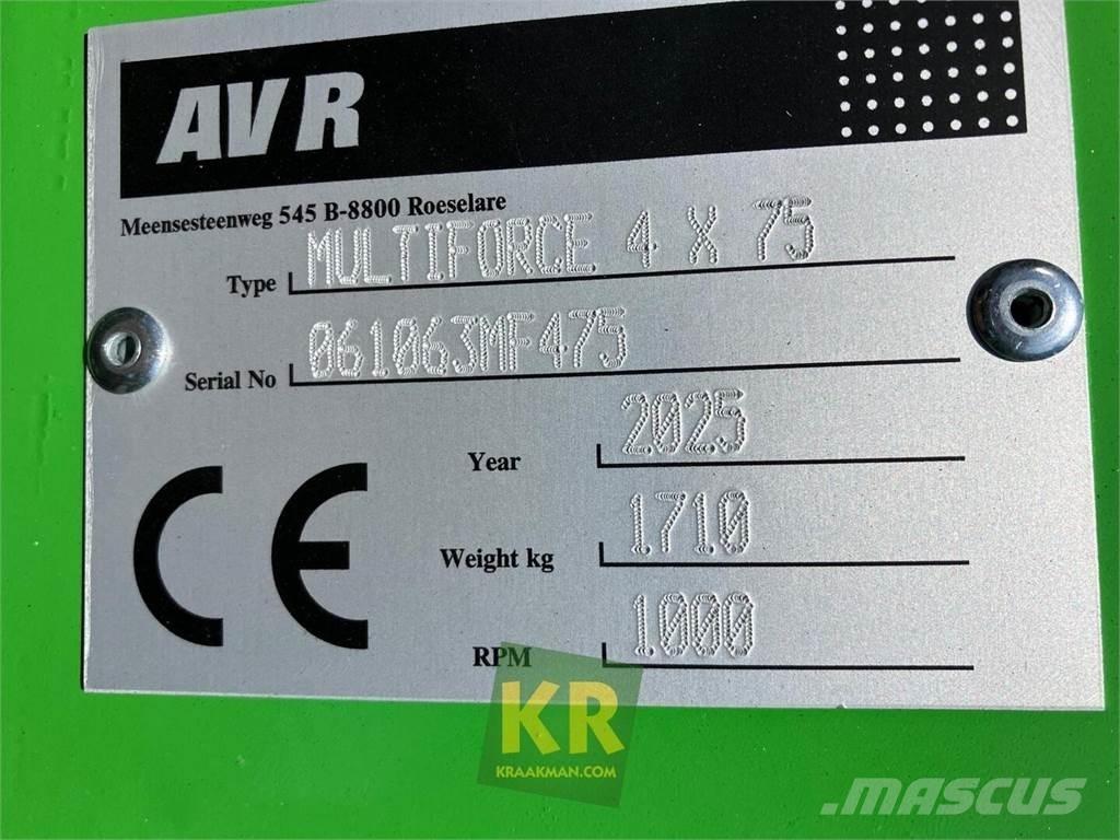 AVR MultiForce Cultivadores para cultivos en hilera
