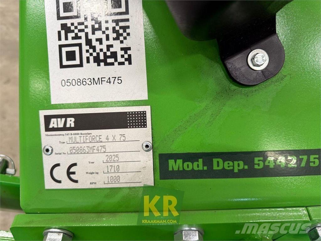 AVR MultiForce Cultivadores para cultivos en hilera