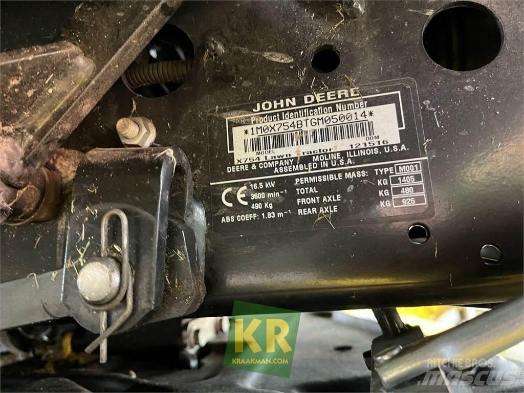 John Deere X754 Tractores corta-césped