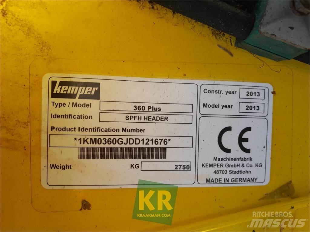 Kemper 360 Plus Cabezales de cosechadoras combinadas