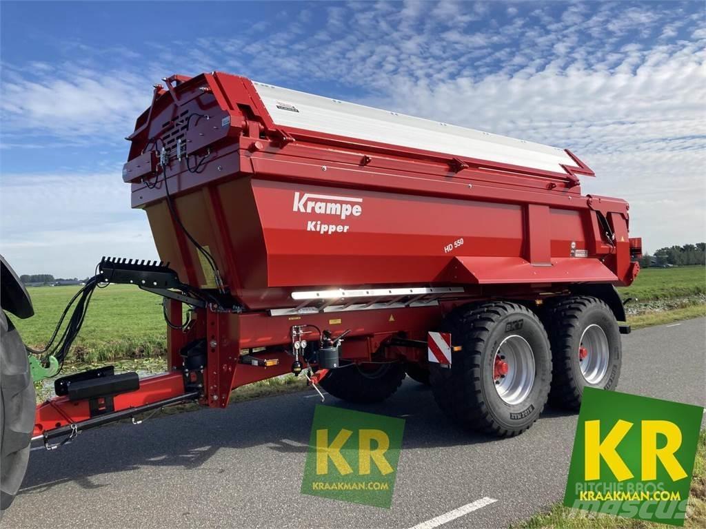 Krampe HD550 Remolques volquete