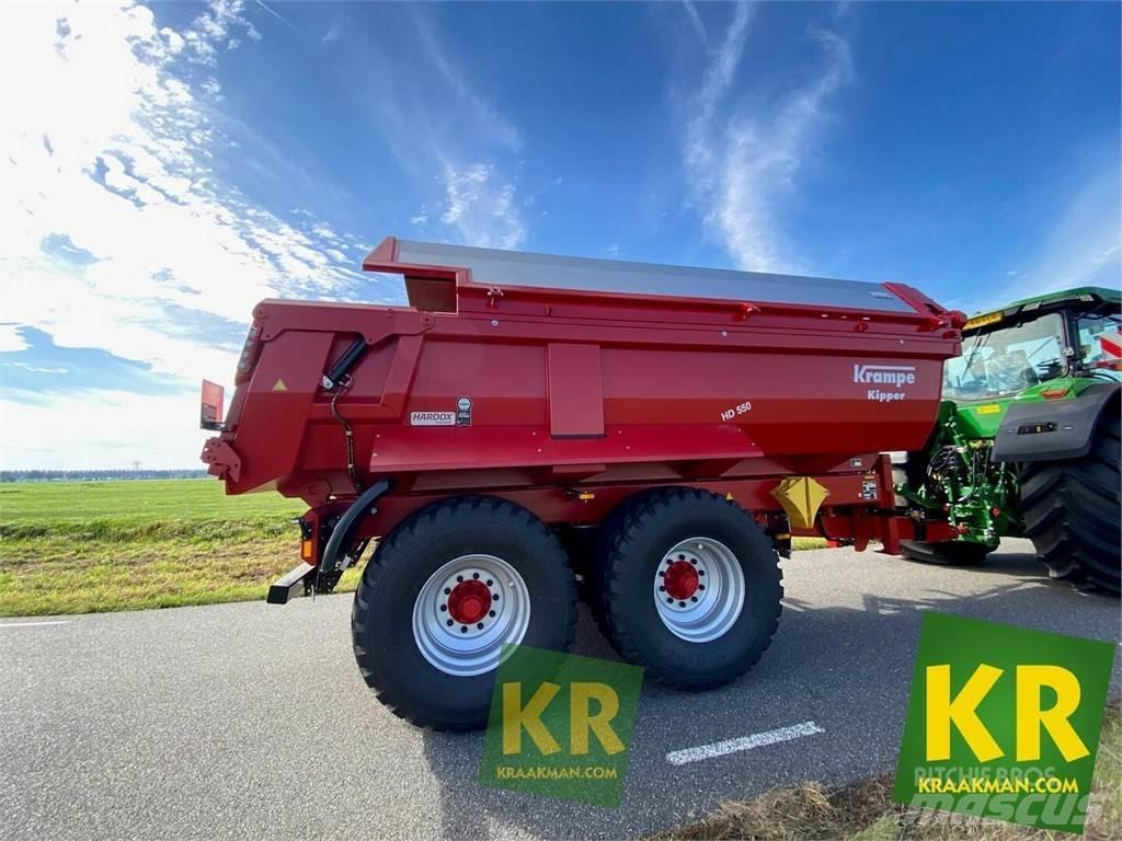 Krampe HD550 Remolques volquete