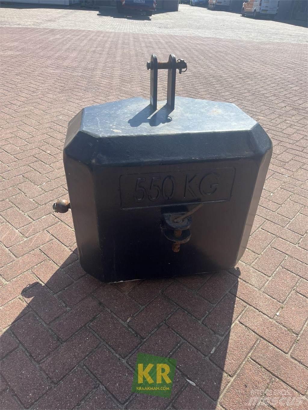  Overige gewichten Contrapeso delantero
