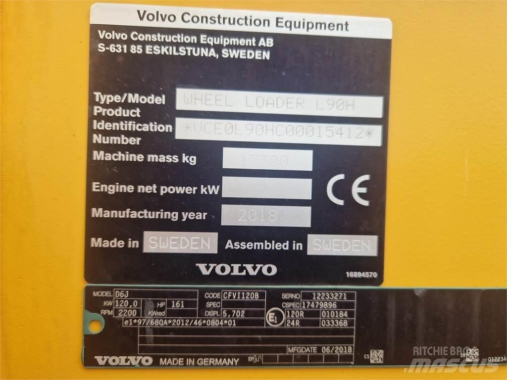 Volvo L90H Cargadoras sobre ruedas