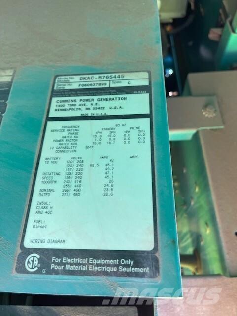 Onan 15kW Generadores diesel