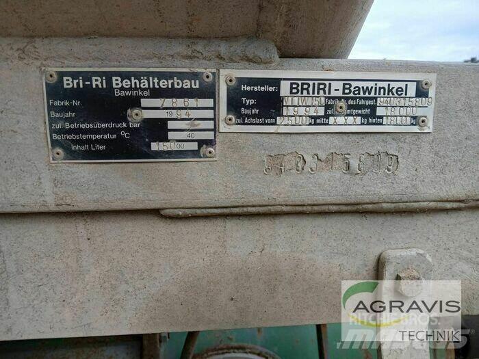 Briri VTTW 15000 Remolques esparcidores de estiércol