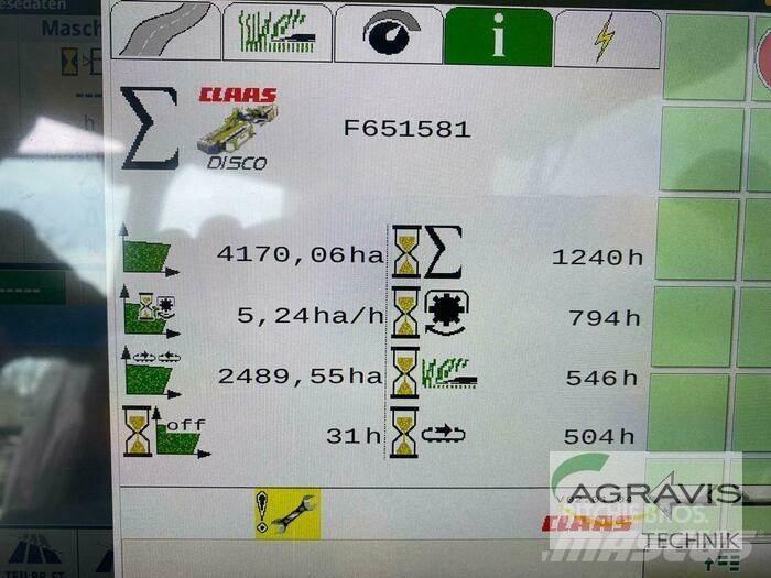 CLAAS DISCO 9200 C AS Segadoras