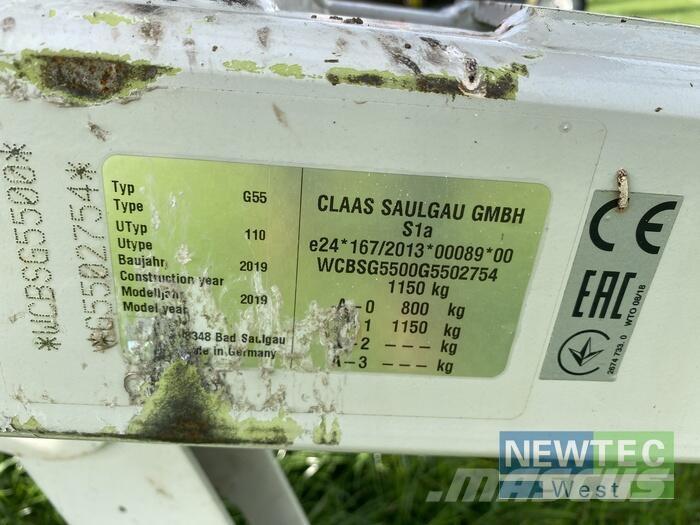 CLAAS VOLTO 1100 T Rastrillos y henificadores