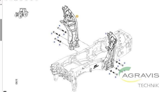 Fendt ANBAUKONSOLEN Otros accesorios para tractores