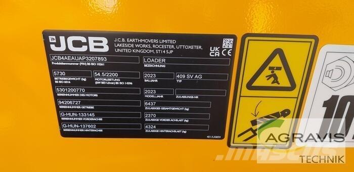 JCB 409 AGRI STUFE V Cargadoras sobre ruedas