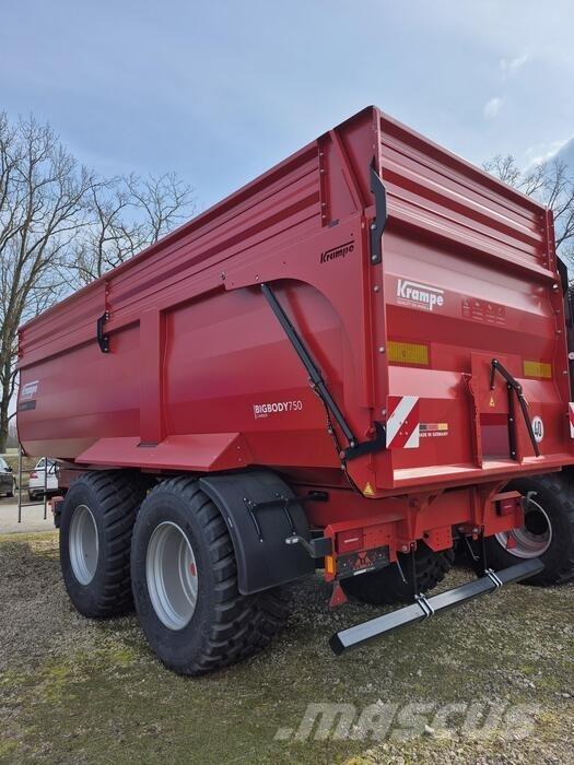 Krampe BIG BODY 750 Remolques volquete