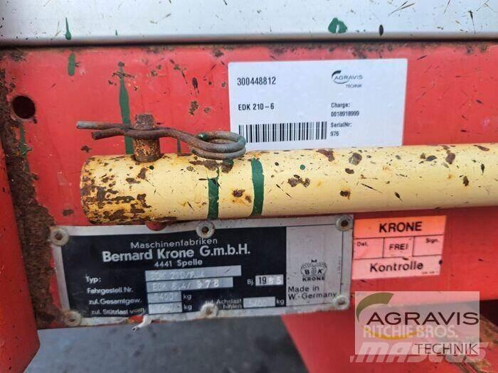 Krone EDK 210-6 Remolques volquete
