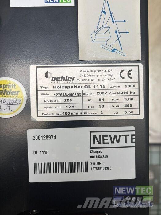 Oehler OL 1115 Procesadoras y cortadoras de leña