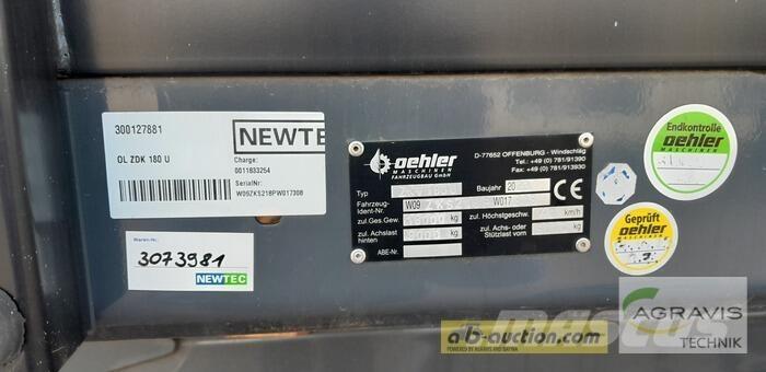 Oehler OL ZDK 180 U Remolques volquete