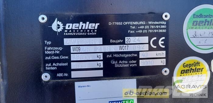 Oehler OL ZDK/HW 180 Remolques volquete