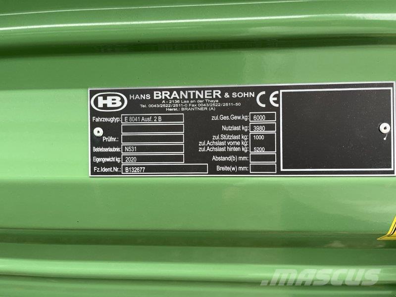 Brantner E6040 Remolques volquete