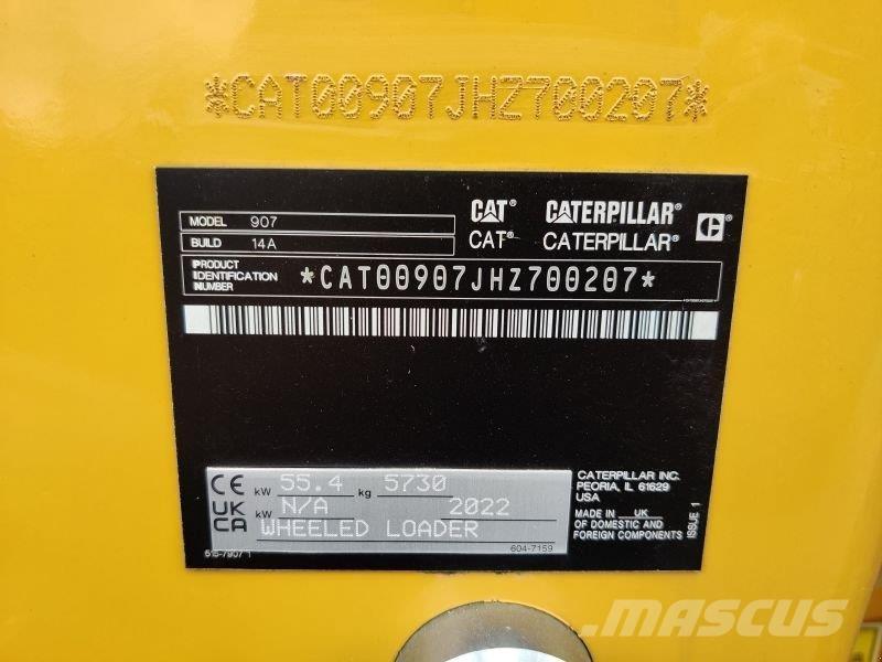 CAT 907 Cargadoras sobre ruedas