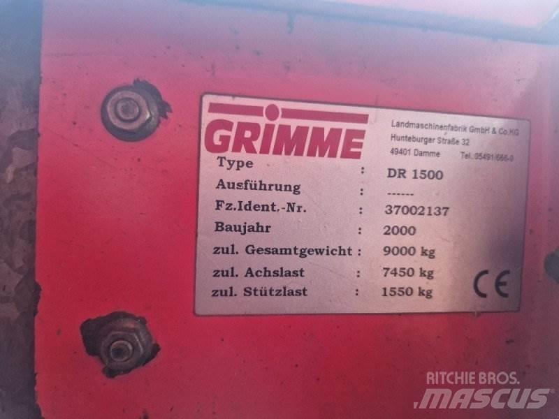 Grimme DR 1500 Cosechadoras y excavadoras para patata