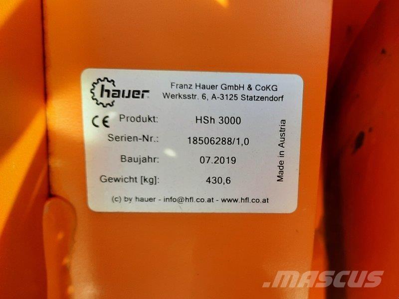 Hauer HSH 3000 Láminas y cuñas quitanieves