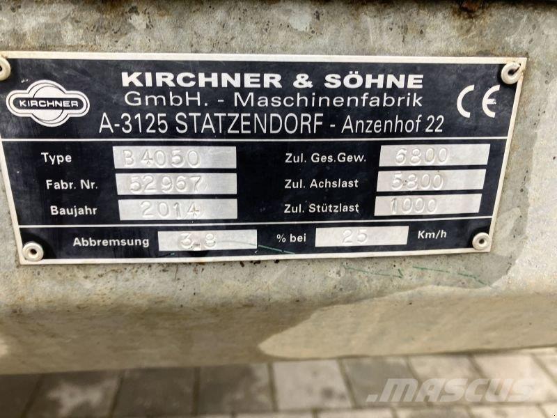 Kirchner B4050 Remolques esparcidores de estiércol