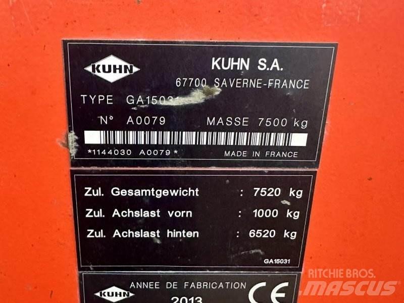 Kuhn GA 15031 Segadoras hileradoras