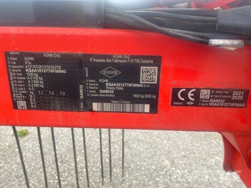 Kuhn GA 9032 Segadoras hileradoras