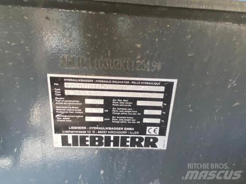 Liebherr A 916 Excavadoras de ruedas