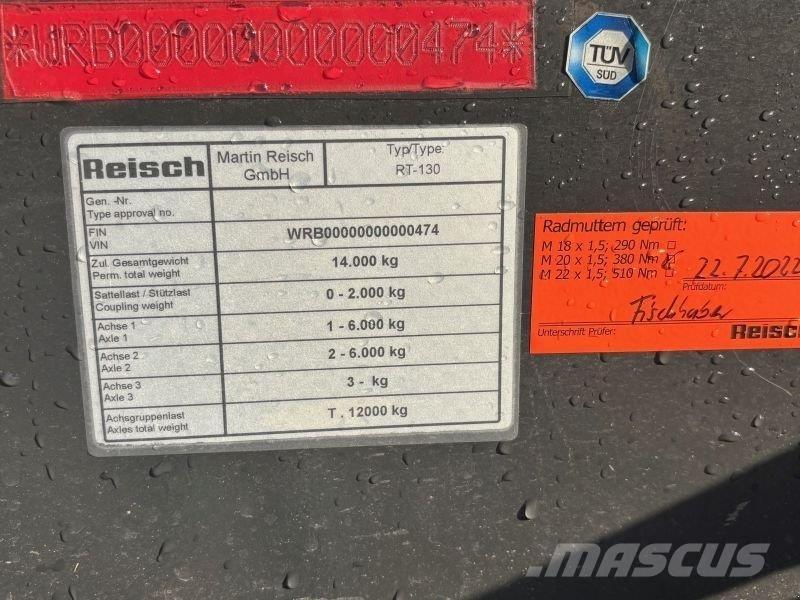 Reisch RT 130 Remolques volquete