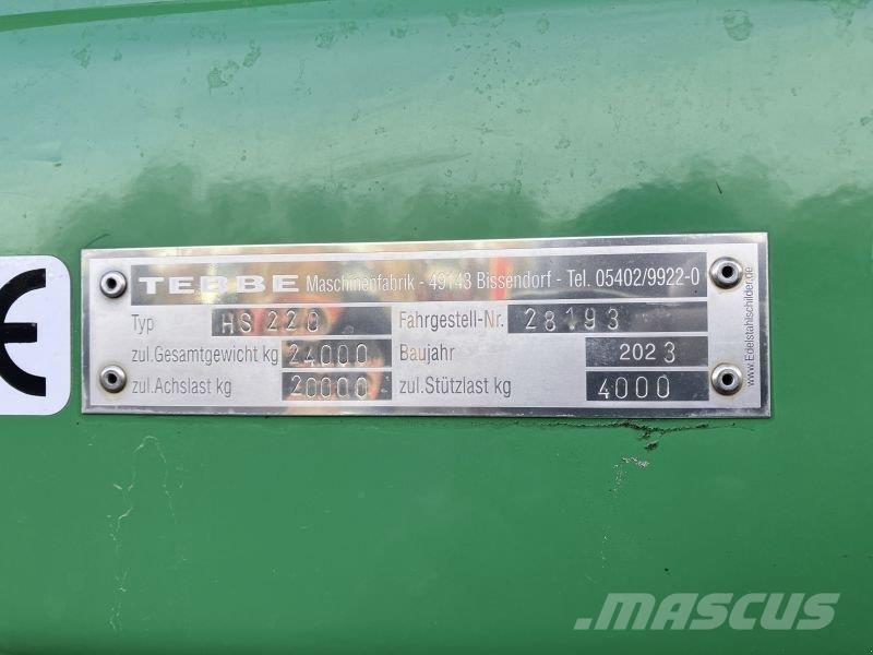 Tebbe HS 220 Remolques esparcidores de estiércol