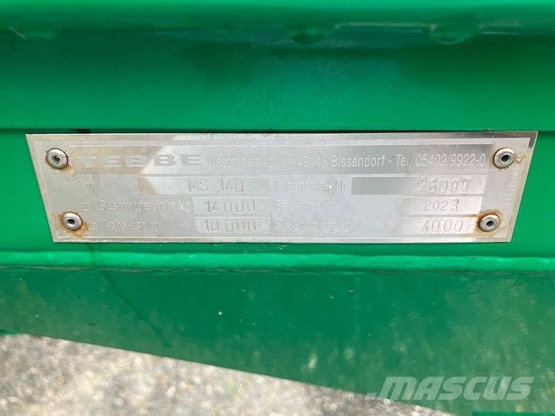 Tebbe MS 140 Remolques esparcidores de estiércol