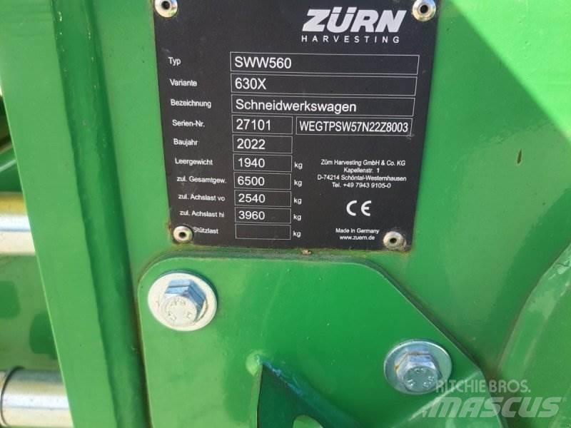 Zürn SWW 560 Cabezales de cosechadoras combinadas
