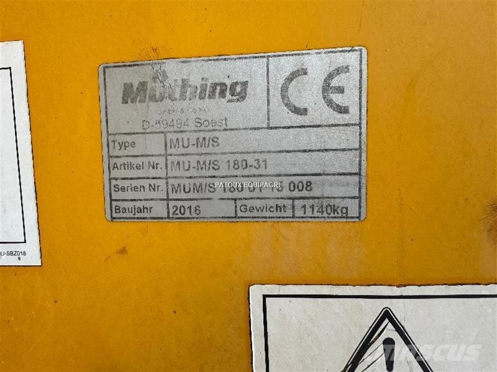 Müthing MU/MS-180 Gradas rotativas / rotocultivadores