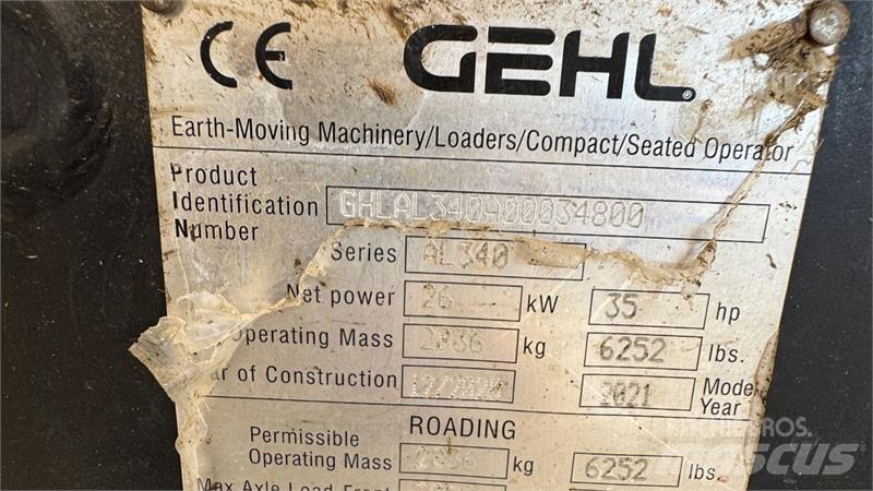 Gehl AL 340 Palas cargadoras