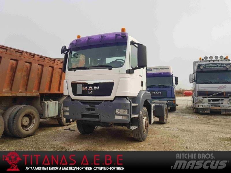 MAN 09 TGS 18.400 4X4 Cabezas tractoras