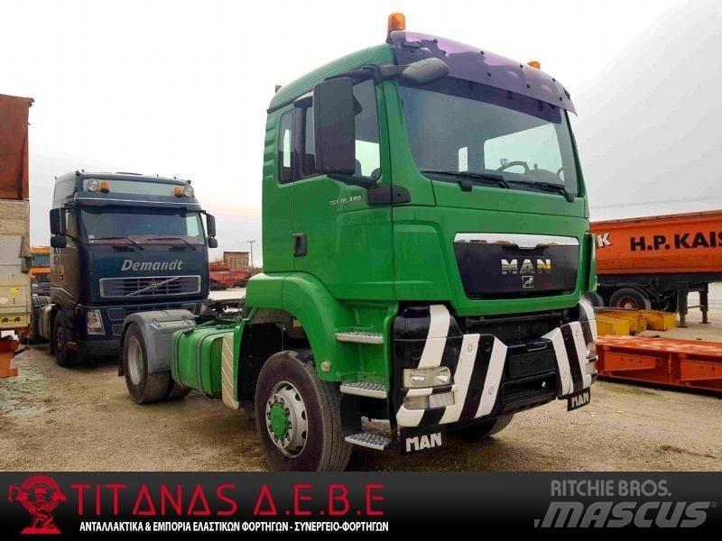 MAN 09 TGS 18.480 4X4 Cabezas tractoras