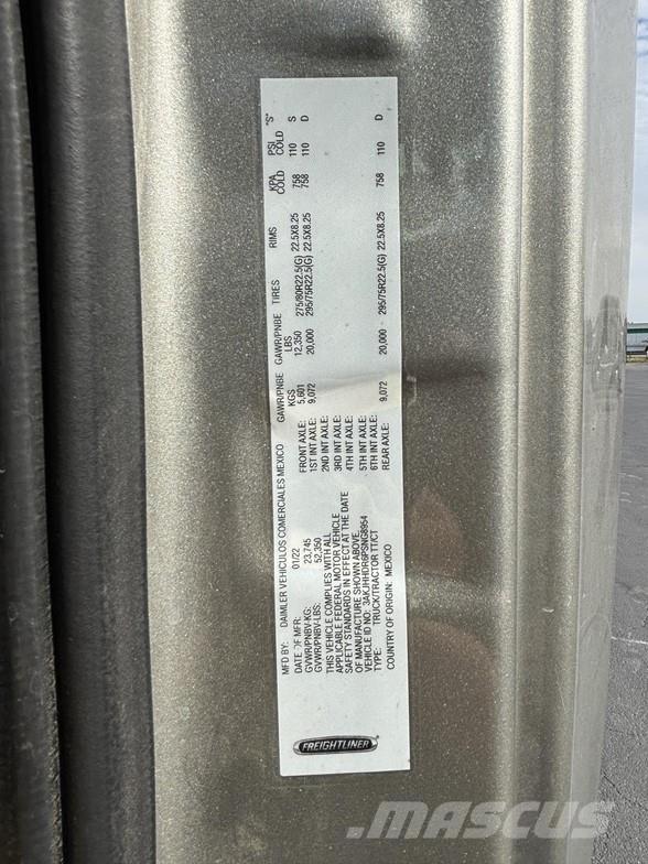 Freightliner CASCADIA 126 Cabezas tractoras