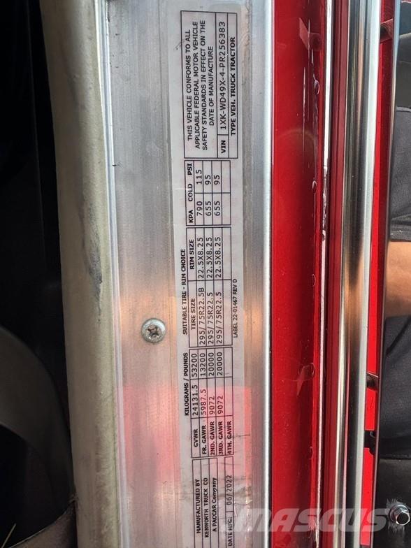 Kenworth W900 Cabezas tractoras