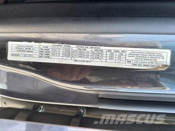 Peterbilt 567 Cabezas tractoras