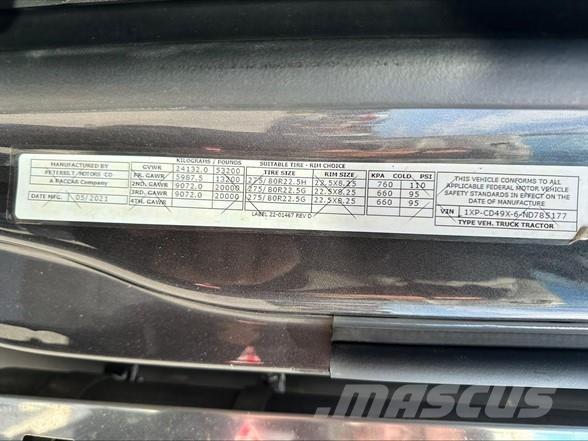 Peterbilt 567 Cabezas tractoras