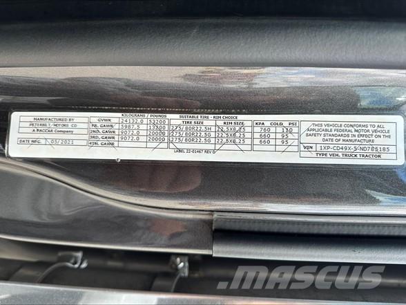 Peterbilt 567 Cabezas tractoras